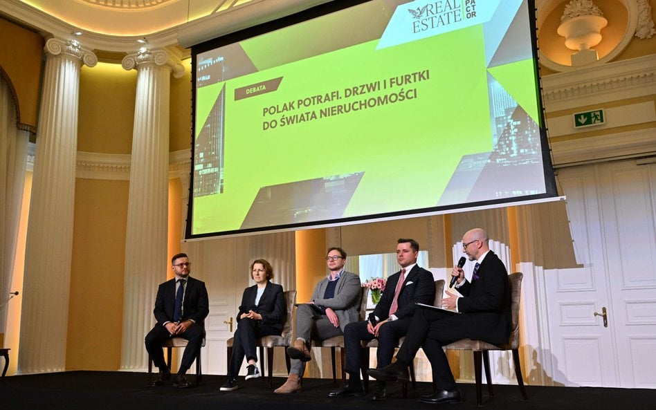 W panelu Real Estate Impactor dyskutowali (od lewej): Tomasz Górski (NEPI Rockcastle), Dorota Wysoki
