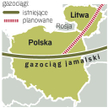 Szlak transportu gazu ziemnego z rosji