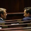 Radek Sikorski (z prawej) i Donald Tusk