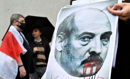 Kijów, demonstracja przeciwników Aleksandra Łukaszenki