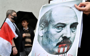 Kijów, demonstracja przeciwników Aleksandra Łukaszenki