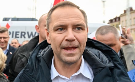 Popierany przez PiS kandydat na prezydenta Karol Nawrocki