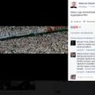Tak prezez Radia dla Ciebie Tadeusz Deszkiewicz skomentował baner na stadionie Legii.