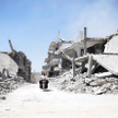 Tak wygląda Teir Maalah, wioska położona w pobliżu Homs. Same straty materialne wojny domowej Syrii 