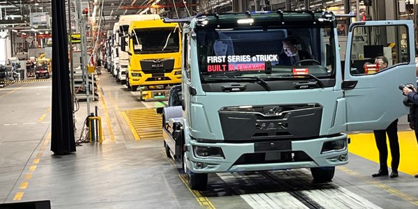 MAN starts electric truck production in Poland, plans major investment