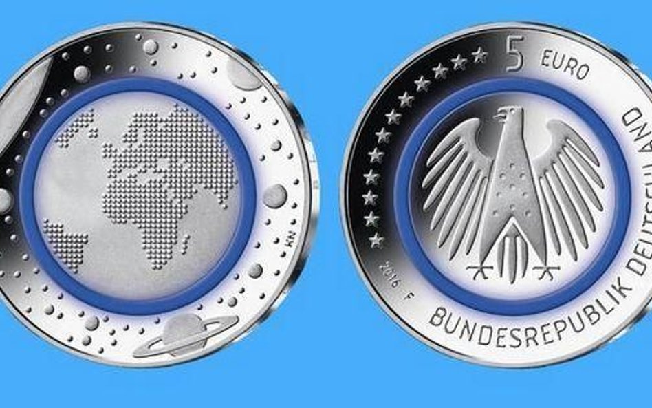 Błękitna moneta podbija portale aukcyjne