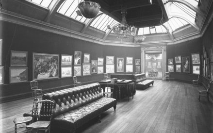 Grafton Gallery, London, 1905 Silver gelatin print