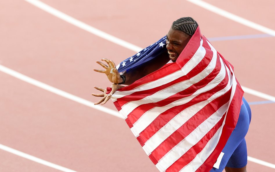 Noah Lyles ma już siedem medali mistrzostw świata. Trzy z nich zdobył w Budapeszcie