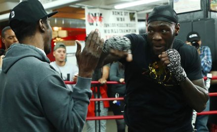 Deontay Wilder (z prawej)