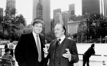 Donald Trump i jego ojciec w 1987 roku w Central Parku