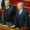 Unijni wysłannicy Aleksander Kwaśniewski i Pat Cox podczas poprzedniej wizyty w Kijowie, 13 listopad