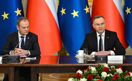 Premier Donald Tusk i prezydent Andrzej Duda