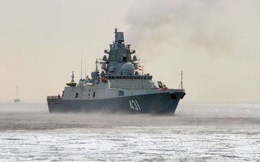 Najnowsza rosyjska fregata testowana na Morzu Białym