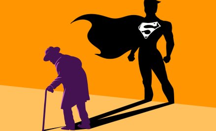 Stary człowiek i może