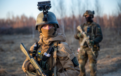 Żołnierze Gwardii Narodowej Ukrainy.