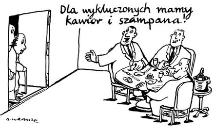 Komentarz rysunkowy. Wykluczeni