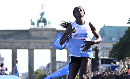 Tigist Assefa ustanowiła rekord świata w maratonie.