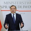 Minister sprawiedliwości, prokurator generalny Zbigniew Ziobro podczas konferencji prasowej w Minist