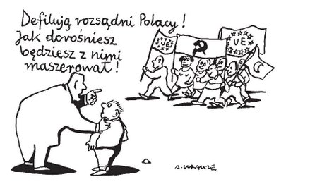 Komentarz rysunkowy. Defilują rozsądni Polacy!
