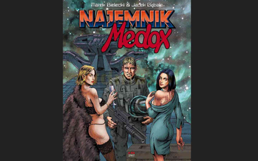 Okładka komiksu "Najemnik Medox"