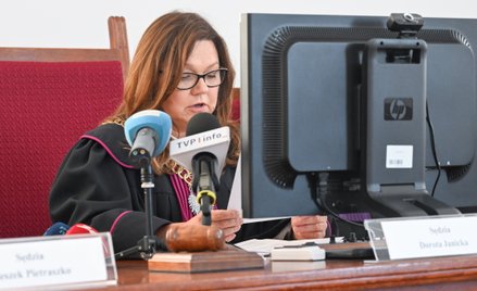 Sędzia Dorota Janicka na sali Sądu Apelacyjnego w Lublinie