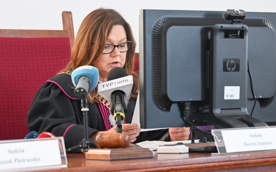Sędzia Dorota Janicka na sali Sądu Apelacyjnego w Lublinie