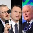 Grzegorz Braun, Sławomir Mentzen, Jarosław Kaczyński
