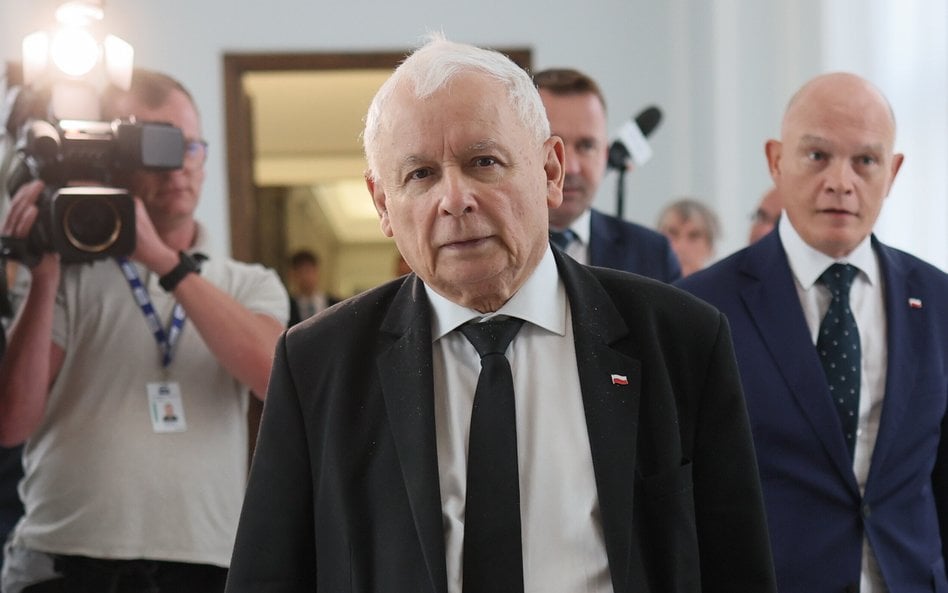 Prezes PiS Jarosław Kaczyński