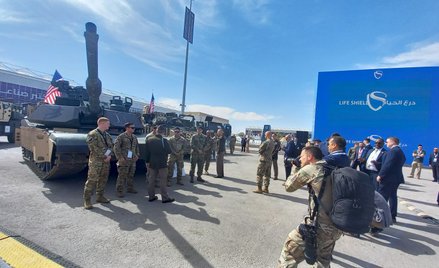 Żołnierze amerykańscy na World Defense Show pod Rijadem, początek lutego 2026