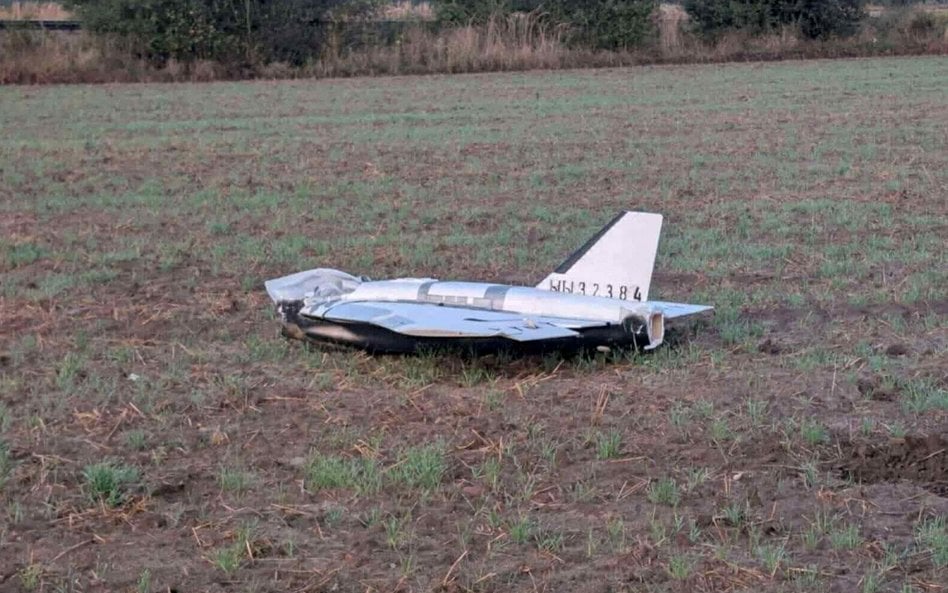 Dron znaleziony w miejscowości Czosnówka (województwo lubelskie)