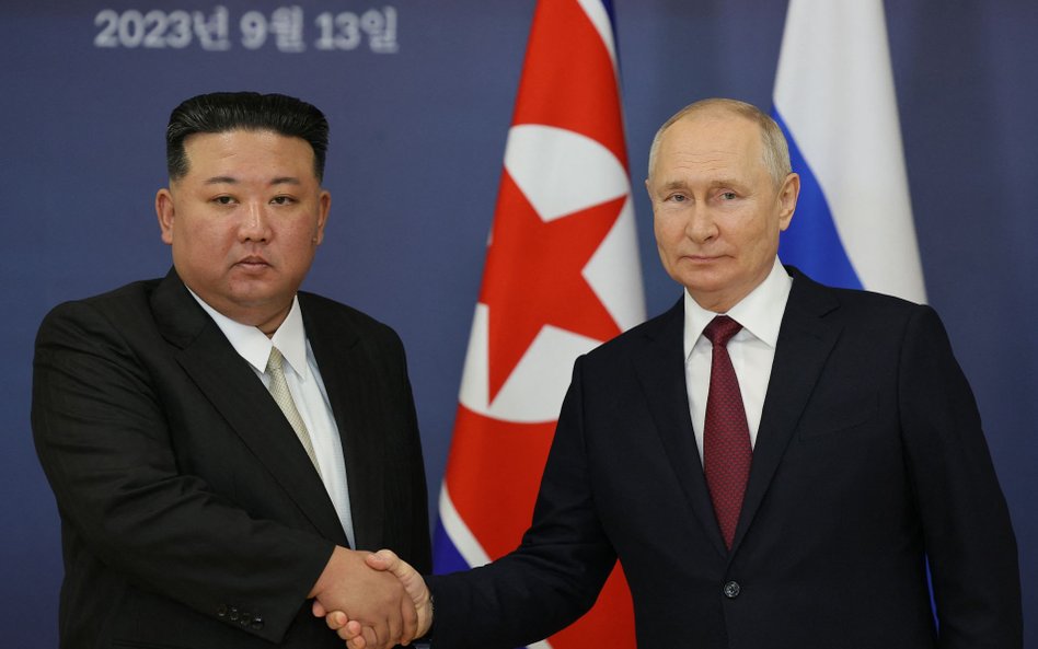 Kim Dzong Un i Władimir Putin