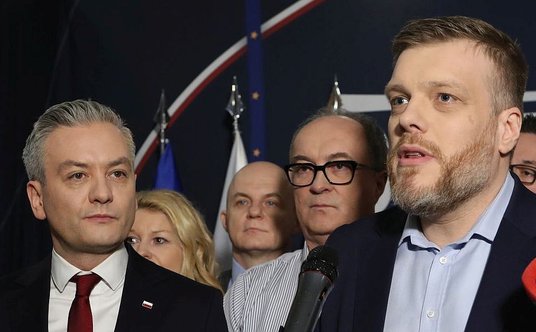 „Trzej tenorzy” Lewicy - Robert Biedroń, Włodzimierz Czarzasty i Adrian Zandberg