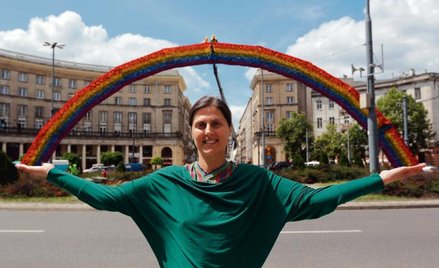 Julita Wójcik: gest na placu Zbawiciela