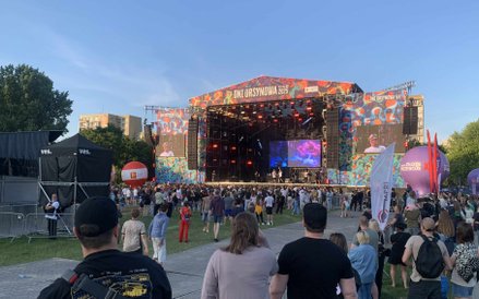 Widok na główną scenę Dni Ursynowa 2025