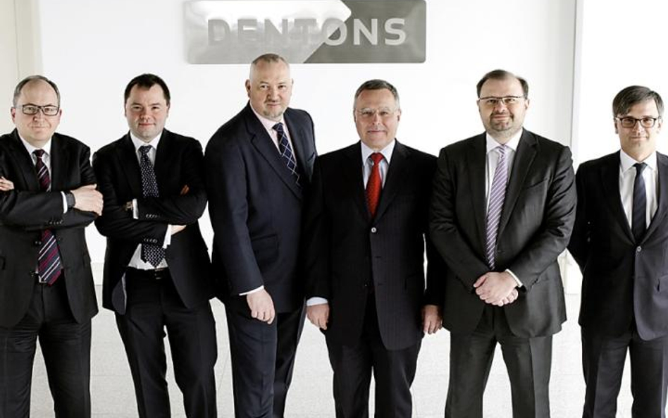 Partnerzy Dentons, największej kancelarii w kraju. Na zdjęciu: Arkadiusz Krasnodębski, Wojciech Kozł
