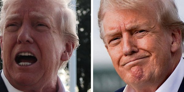 Dwie wersje Donalda Trumpa