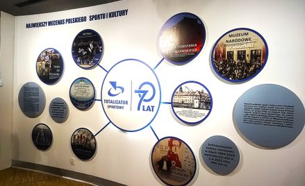 Na jubileuszowej wystawie „Totalizator Sportowy. 70 lat w służbie sportu" w Centrum Olimpijskim