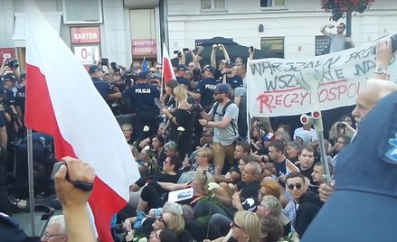 Blokada demonstracji MW i ONR w Warszawie