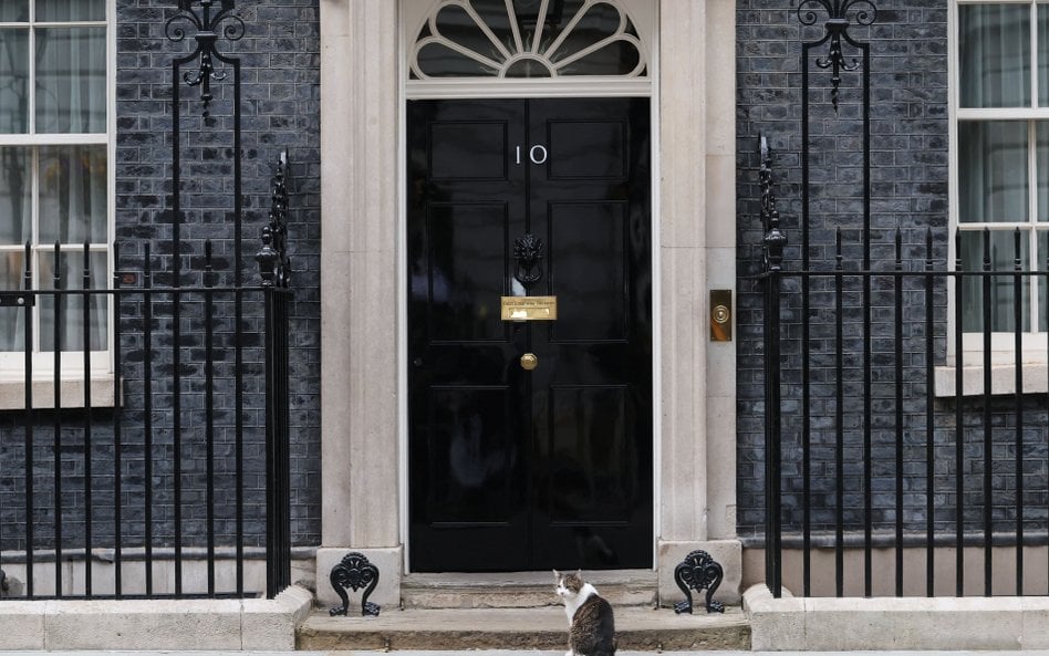 Downing Street 10, drzwi wejściowe do rezydencji szefa brytyjskiego rządu