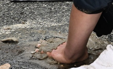 Jeden z protestów Ostatniego Pokolenia