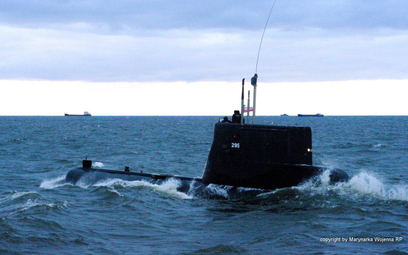 ORP Sęp (295), jeden z dwóch pozostających w służbie okrętów podwodnych typu Kobben. Fot./Marynarka 