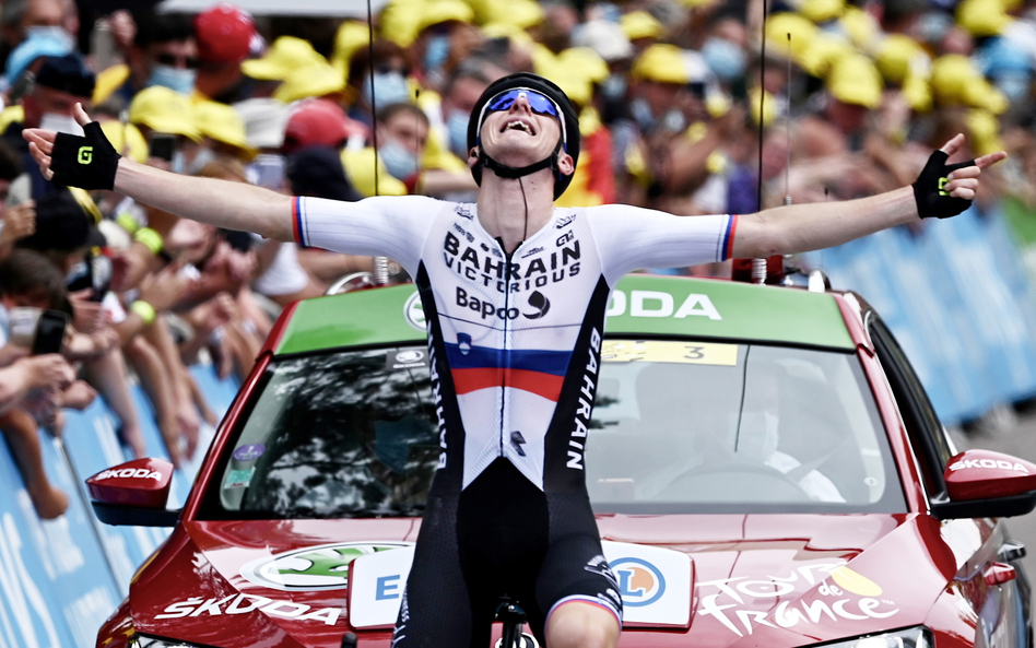 Tour de France: Ucieczka lidera, porażka Primoża Roglicia