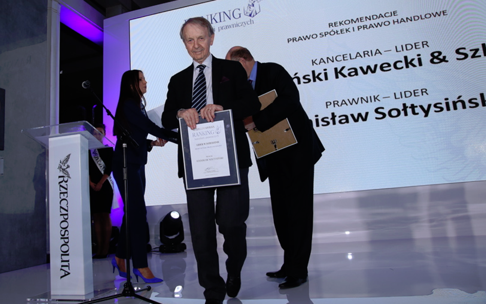 prof. Stanisław Sołtysiński z kancelarii Sołtysiński Kawecki & Szlęzak