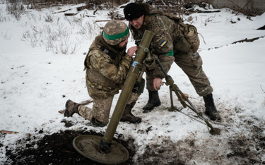 Ukraińska obsługa moździerza