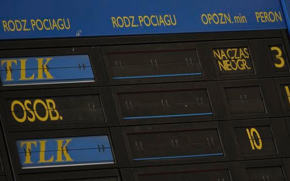 Kolej coraz mniej punktualna