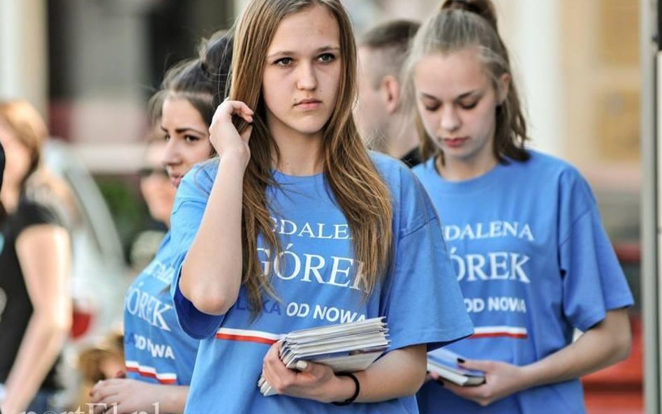 Magdalena Ogórek rozmawiała z opiekunami osób niepełnosprawnych