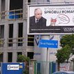 Bulwerujący billboard w centrum Warszawy
