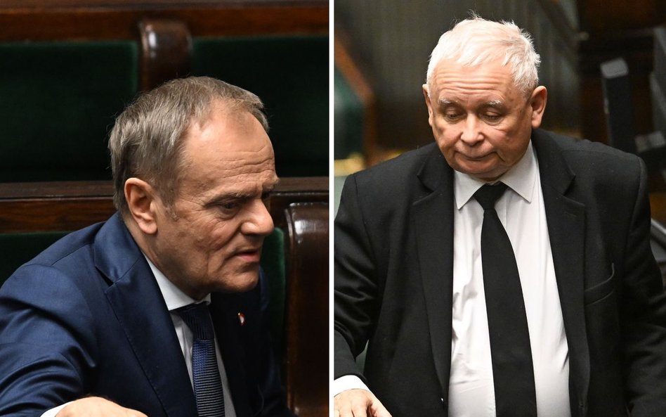 Donald Tusk i Jarosław Kaczyński