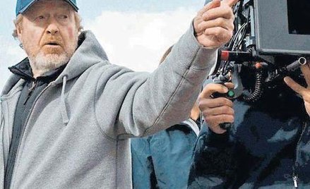 Ridley Scott na planie filmowym