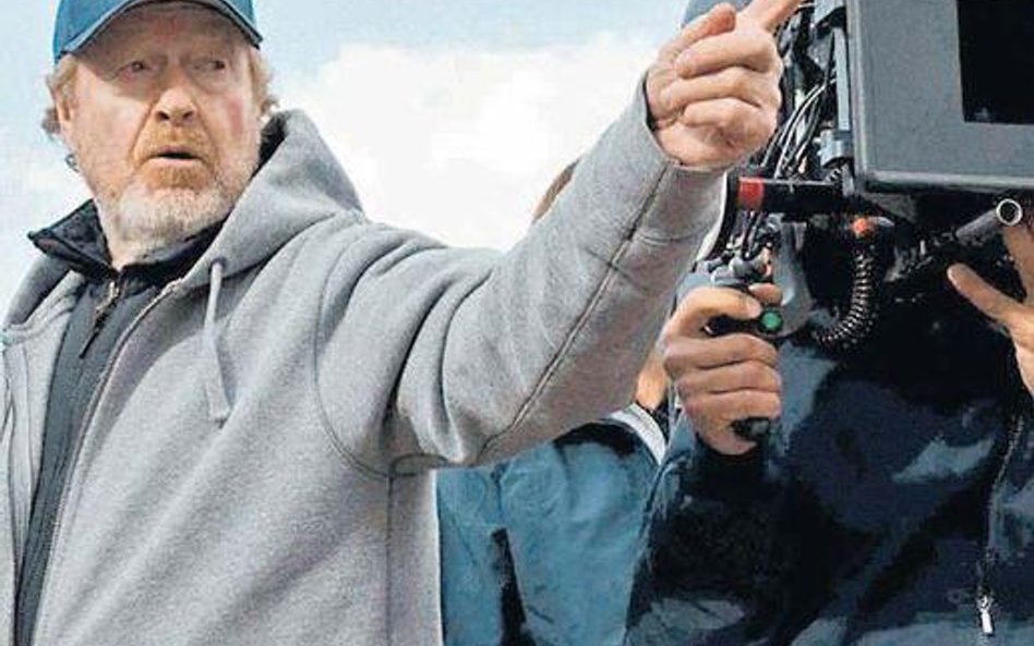 Ridley Scott na planie filmowym